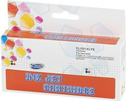 ECO (Canon CLI-551YXL) Tintapatron Sárga