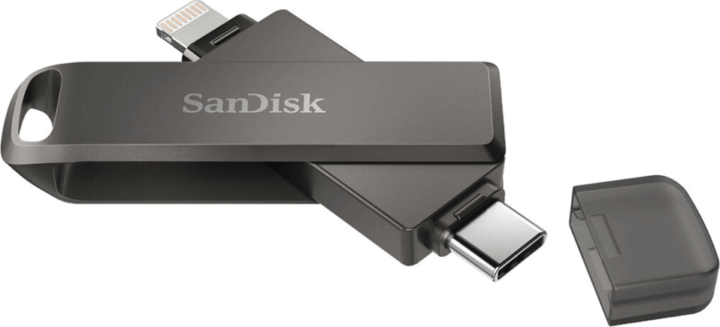 Sandisk 128GB iXpand Flash Drive Luxe USB 3.1 Pendrive - Fekete Sandisk 128GB iXpand Flash Drive Luxe USB 3.1 Pendrive - Fekete