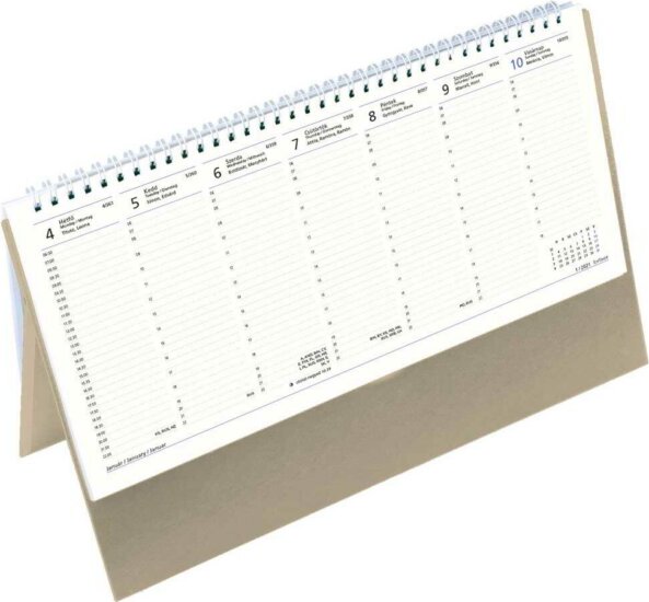 Toptimer 325 x 155mm 2022 Asztali naptár - Bézs Toptimer 325 x 155mm 2022 Asztali naptár - Bézs