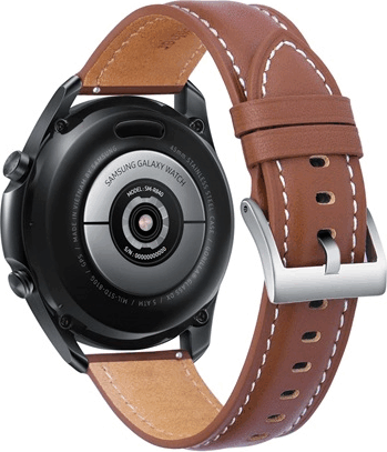 Mybandz Univerzális Elegáns Bőr szíj 20mm Ezüst csattal - Sötétbarna