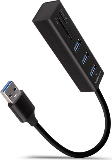 Axagon HMA-CR3A USB 3.0 HUB + SD kártyaolvasó (3 port)