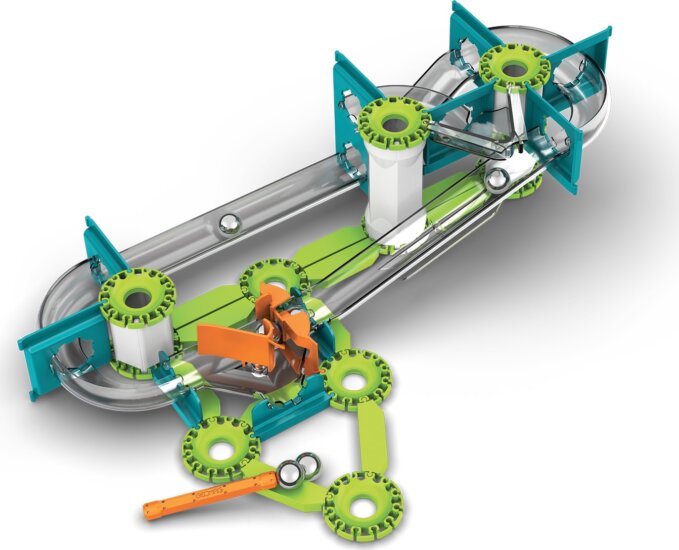 Geomag Mechanics: Gravity Race Track készlet 67 darabos készlet