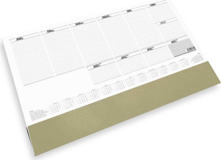 Toptimer 576 x 407mm Asztali könyöklő naptár - Bézs