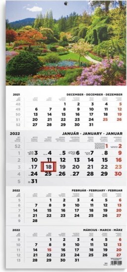 Toptimer 315 x 693mm 2022 Speditőrnaptár - Kert