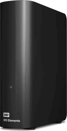 Western Digital 12TB Elements USB 3.0 Külső HDD - Fekete