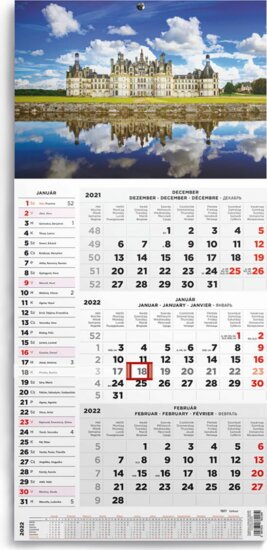 Toptimer 290 x 628mm 2022 Speditőrnaptár - Kastély