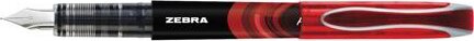 Zebra Kupakos töltőtoll - 0.6mm / Piros