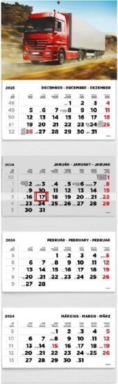 Toptimer 315 x 1065mm 2024 Speditőrnaptár - Kamion Toptimer 315 x 1065mm 2024 Speditőrnaptár - Kamion