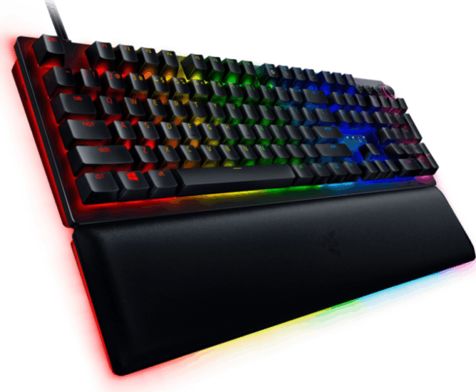Razer Huntsman V2 Mechanikus (Red Switch) USB Gaming Billentyűzet - Angol (US)