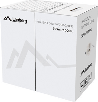 Lanberg U/UTP CAT5e Patch kábel 305m Fekete