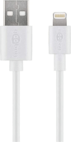 Goobay 54600 USB-A 2.0 apa - Lightning apa Adat és töltőkábel (1m)