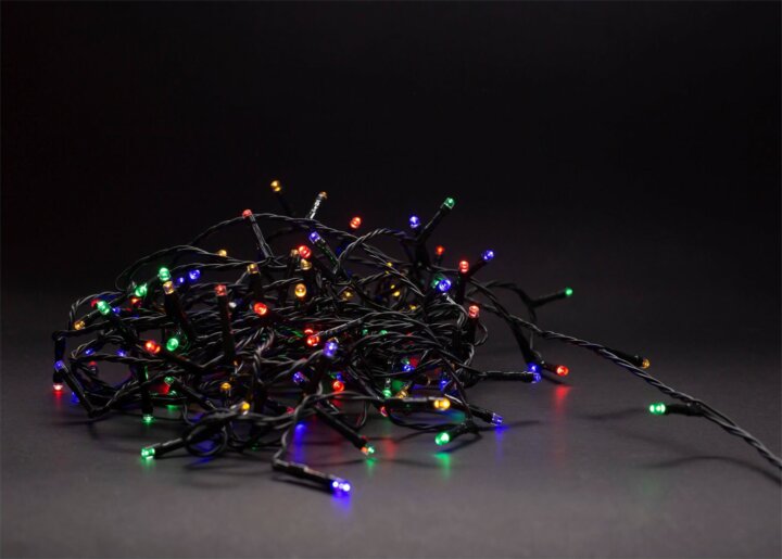 Entac ECL-BT-120MC Kül-/Beltéri LED fényfüzér 9m - Színes