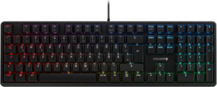 Cherry G80-3000N RGB Mechanikus (MX Silent Red) USB Gaming Billentyűzet - Német