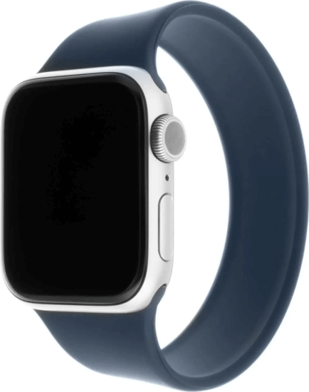 Fixed Apple Watch S1/2/3/4/5/6/7/SE Szilikon szíj XS 38/40mm - Kék