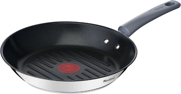 Tefal G7314055 Daily Cook 26cm Grillserpenyő - Inox Tefal G7314055 Daily Cook 26cm Grillserpenyő - Inox