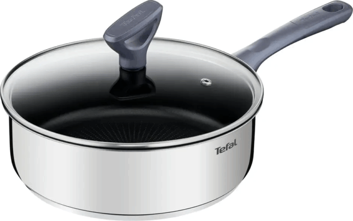 Tefal G7303255 Ultimate Daily Cook 24cm magas falú serpenyő - Inox Tefal G7303255 Ultimate Daily Cook 24cm magas falú serpenyő - Inox