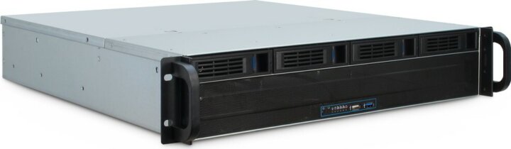 Inter-Tech IPC 2U-2404L SATA Rack Szerverház - Ezüst