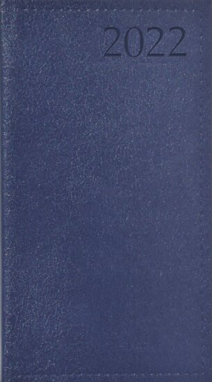 Toptimer Traditional 95 x 170mm 2022 Zsebnaptár - Kék
