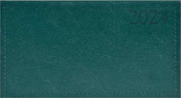 Toptimer Traditional 170 x 95mm 2024 Zsebnaptár - Zöld