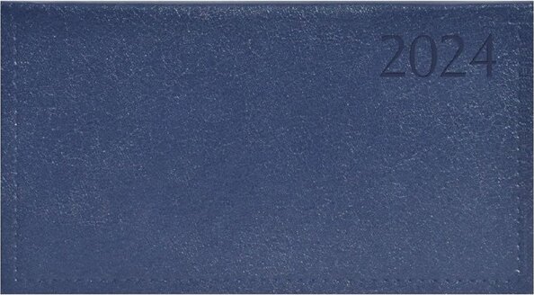 Toptimer Traditional 170 x 95mm 2024 Zsebnaptár - Kék