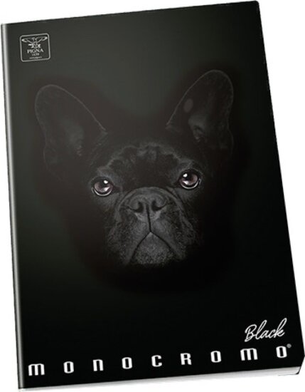 Pigna Moncromo Black Dog 42 lapos A5 sima notesz