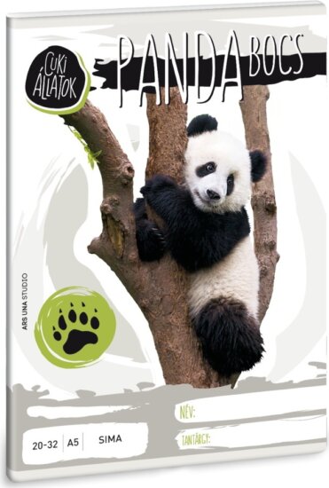 Ars Una Cuki panda 32 lapos A5 sima füzet