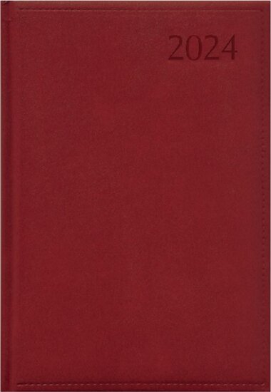 Toptimer Traditional B6 2024 Napi naptár - Bordó Toptimer Traditional B6 2024 Napi naptár - Bordó