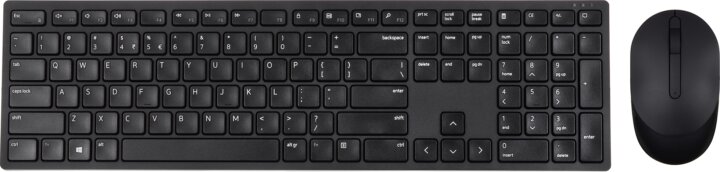 Dell KM5221W Pro Wireless Billentyűzet + Egér (Fekete) - Angol (US) Dell KM5221W Pro Wireless Billentyűzet + Egér (Fekete) - Angol (US)