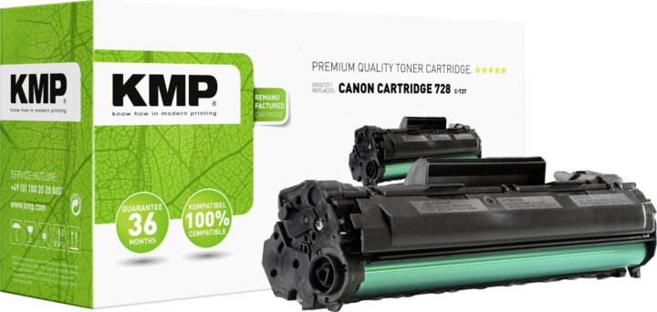 KMP (Canon 728) Toner Fekete