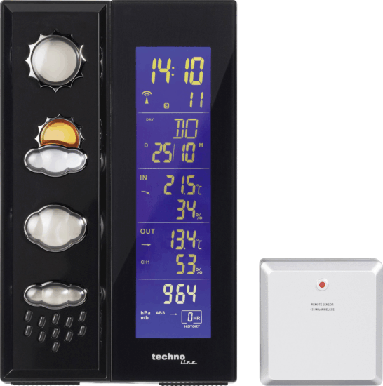 Technoline WS 6650 LCD Időjárás állomás