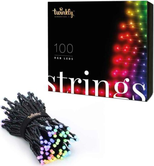 Twinkly TWS100STP-BEU Beltéri okos LED fényfüzér 8m - Színes Twinkly TWS100STP-BEU Beltéri okos LED fényfüzér 8m - Színes