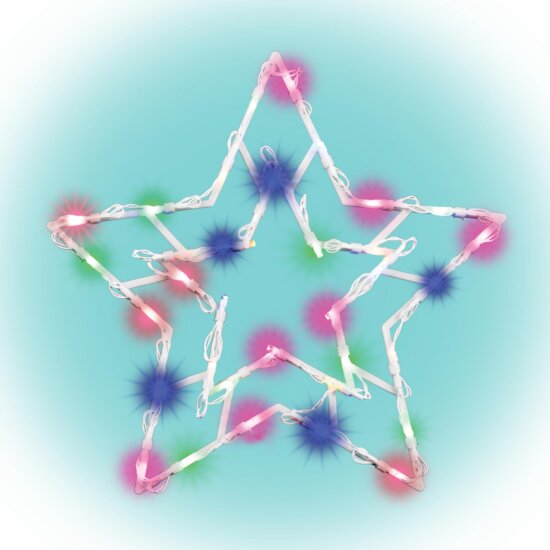 Somogyi Home KID 503 B/M 35 LED-es karácsonyi ablak Dekoráció