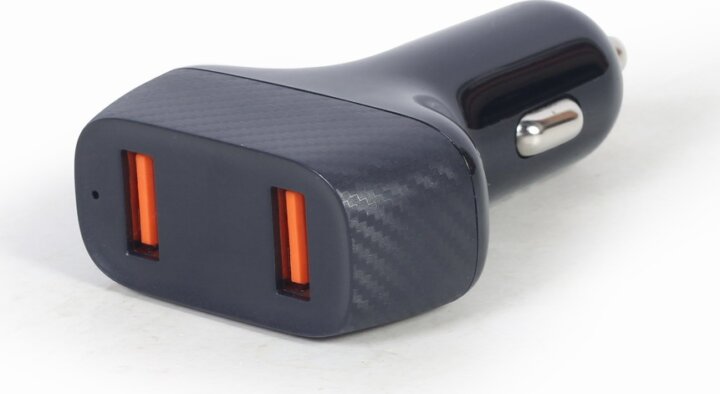 Gembird TA-U2QC3-CAR-01 Autós 2xUSB-A töltő (36W)