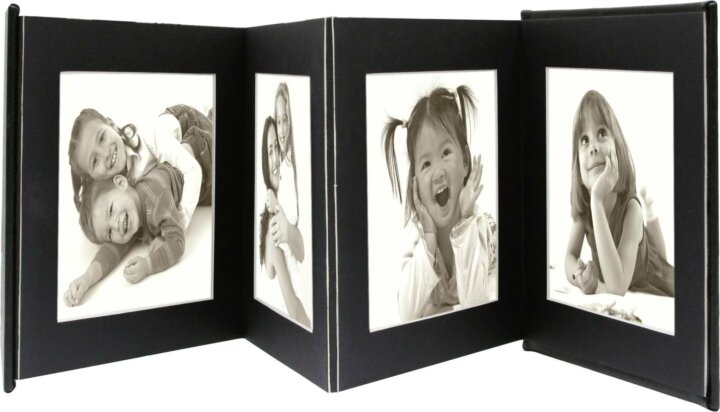 Deknudt A66DC2 8PH Leporello 19,5x24,5 Képkeret - Fekete