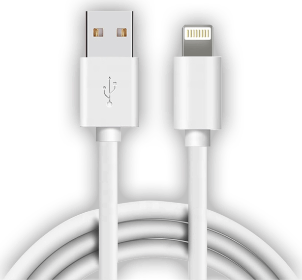 Stansson CL-154 USB-A apa - Lightning apa Adat és töltőkábel (2m)