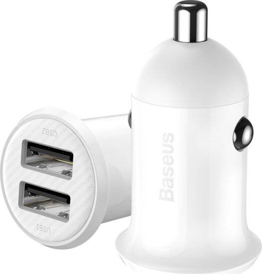 Baseus Grain Pro Autós 2xUSB-A töltő (5V / 4.8A)