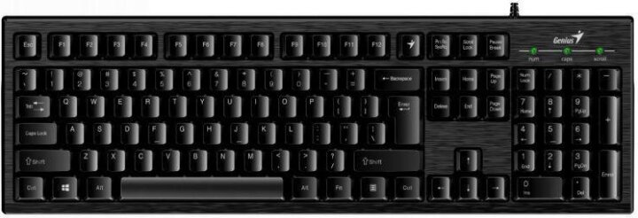 Genius KB-117 USB Billentyűzet Magyar - Fekete