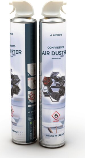 Gembird CK-CAD-FL750-01 Sűrített levegő (750 ml)