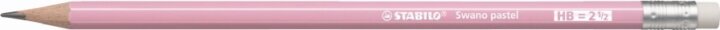 Stabilo Swano Pastel hatszögletű HB Grafitceruza radírral pink