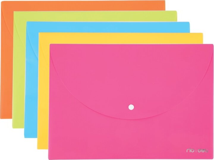 Deli Rio A4 1 patentos színes irattasak többfajta Deli Rio A4 1 patentos színes irattasak többfajta