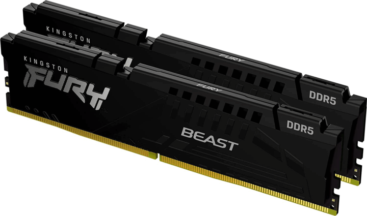 Kingston 32GB / 5200 Fury Beast Black DDR5 RAM KIT (2x16GB) Kingston 32GB / 5200 Fury Beast Black DDR5 RAM KIT (2x16GB)