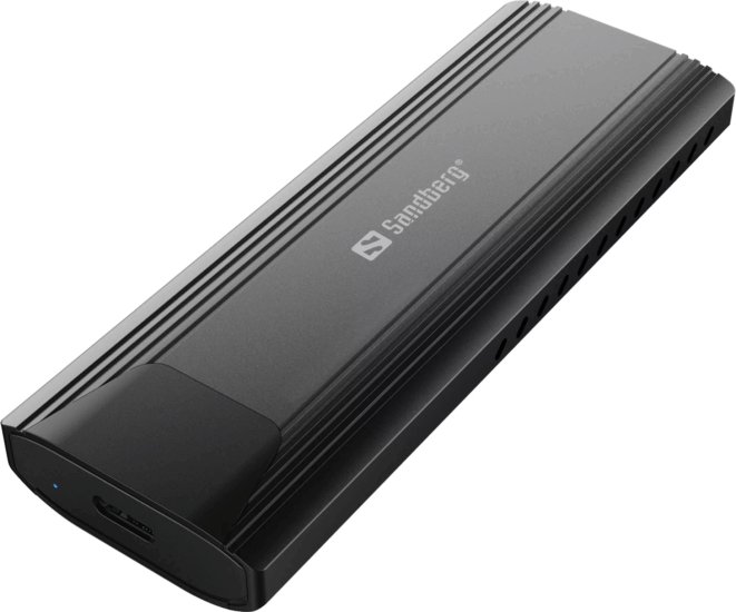 Sandberg 136-39 M.2 USB 3.2 Külső SSD ház - Fekete Sandberg 136-39 M.2 USB 3.2 Külső SSD ház - Fekete