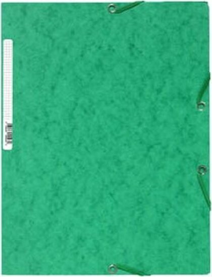 Exacompta A4 gumis mappa - Zöld