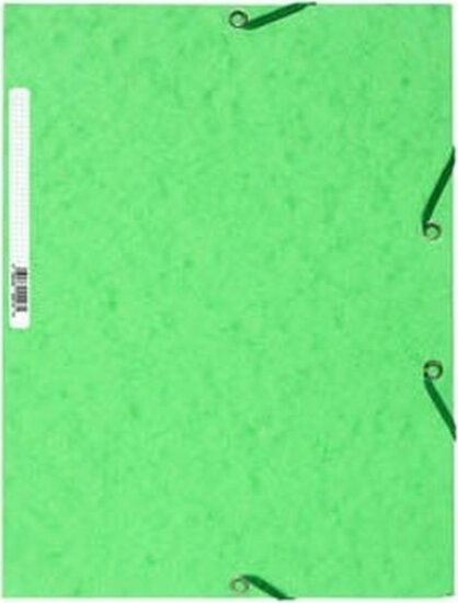 Exacompta A4 gumis mappa - Világoszöld