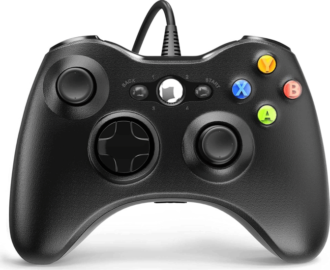 PRC Xbox 360 Vezetékes controller - Fekete