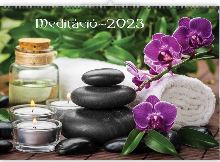 Realsystem 460 x 320mm 2023 Falinaptár - Meditáció