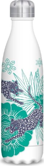 Ars Una Catalina Estrada 500ml Fémkulacs - Fehér mintás