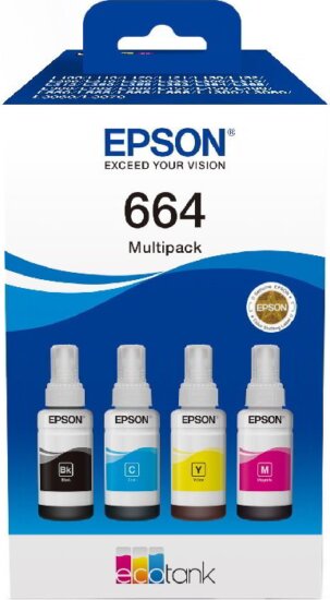Epson T664 EcoTank Eredeti Tintatartály Multipack