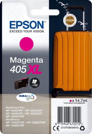 Epson 405XL Eredeti Tintapatron Magenta Epson 405XL Eredeti Tintapatron Magenta