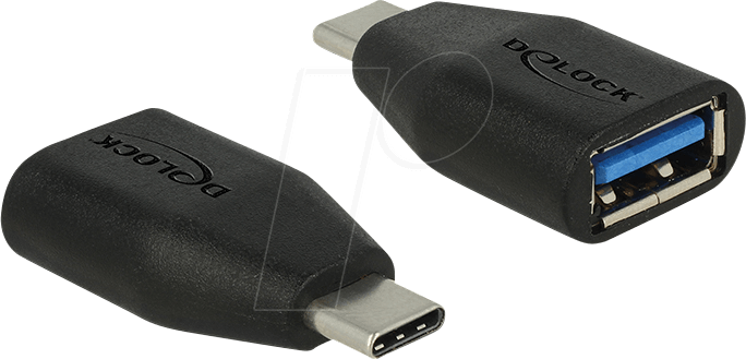 Delock 65519 USB-C apa - USB-A anya 3.1 Átalakító adapter Delock 65519 USB-C apa - USB-A anya 3.1 Átalakító adapter